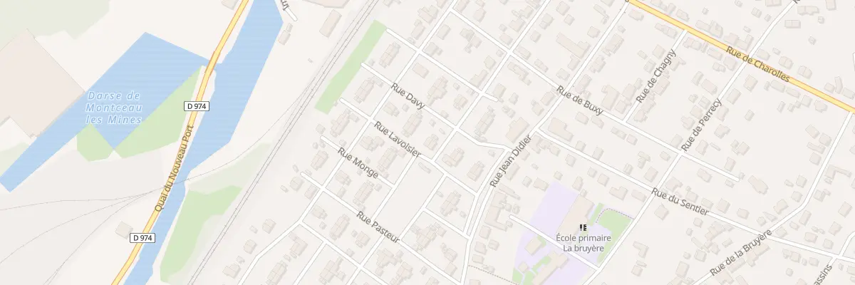 Plan du 7 Rue Lavoisier à Montceau-les-Mines