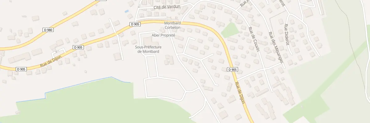 Plan du 2B Rue Lamartine à Montbard