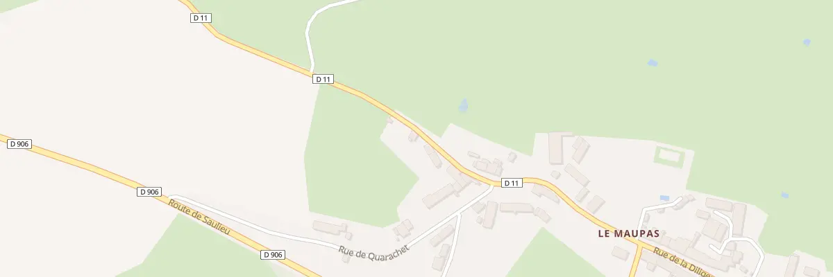Plan du 5071 Le Maupas à Sussey