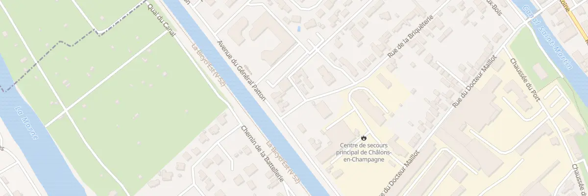 Plan du 40 Rue de la Briqueterie à Châlons-en-Champagne