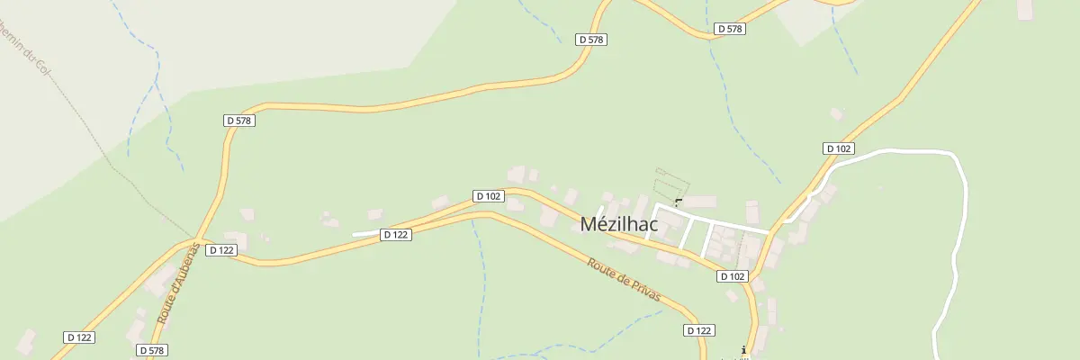 Plan du 5055 Le Village à Mézilhac