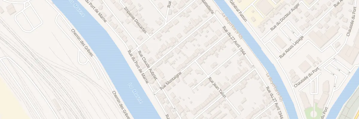 Plan du 19 Rue Montaigne à Châlons-en-Champagne