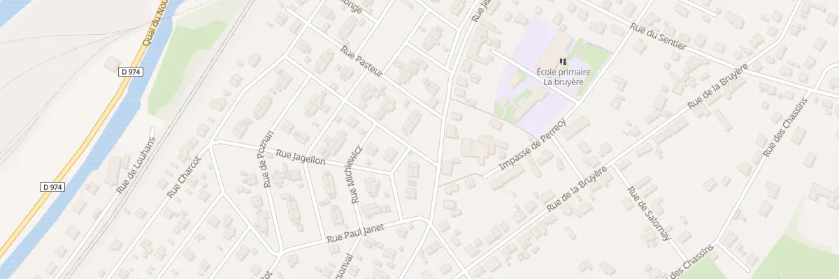 Plan du 15 Rue de Varsovie à Montceau-les-Mines