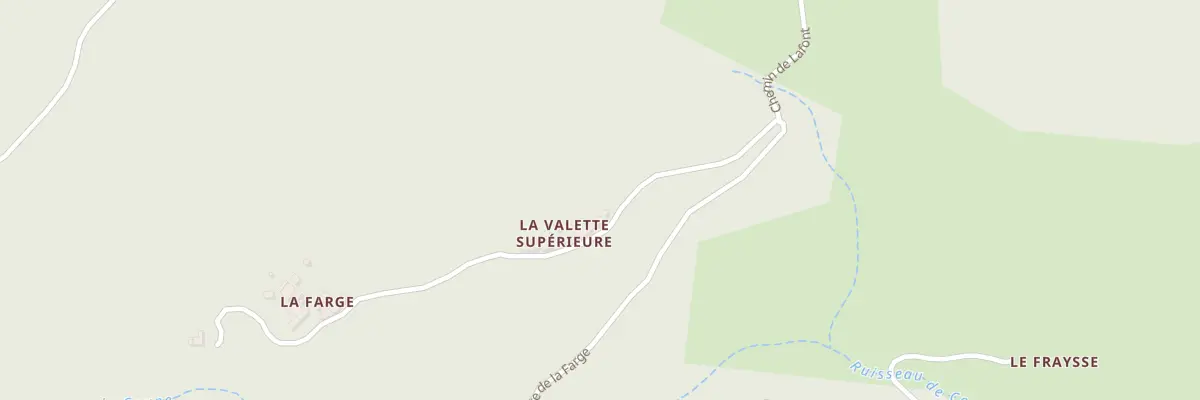 Plan du 5611 Lavalette Superieure à Vallées-d’Antraigues-Asperjoc