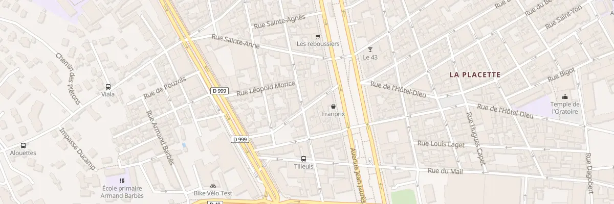 Plan du 8 Rue Sainte-Catherine à Nîmes