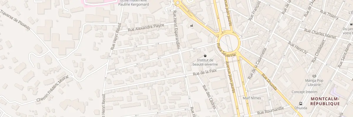 Plan du 12 Rue Henri Espérandieu à Nîmes