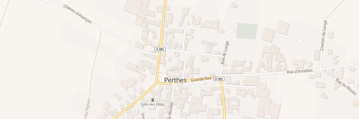Plan du 2 Rue Coche la Rue à Perthes