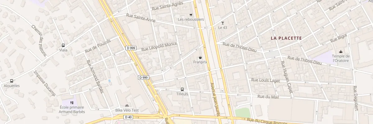 Plan du 9 Rue Sainte-Catherine à Nîmes