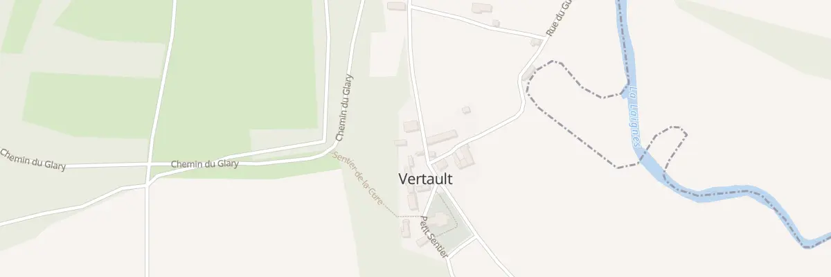 Plan du 18 Grande Rue de Vertault à Vertault
