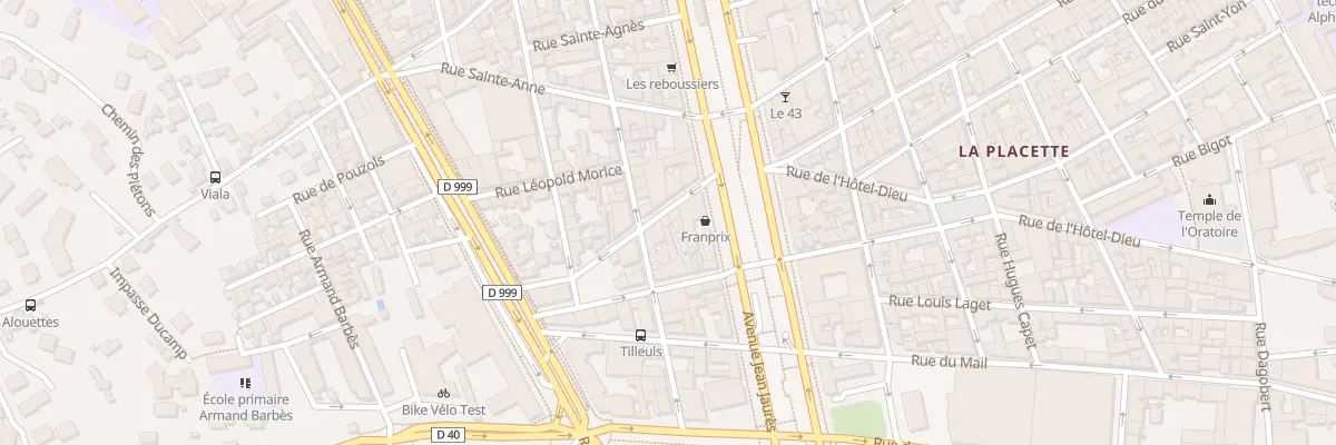 Plan du 7 Rue Sainte-Catherine à Nîmes