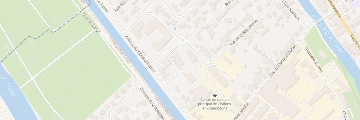 Plan du 38 Rue de la Briqueterie à Châlons-en-Champagne