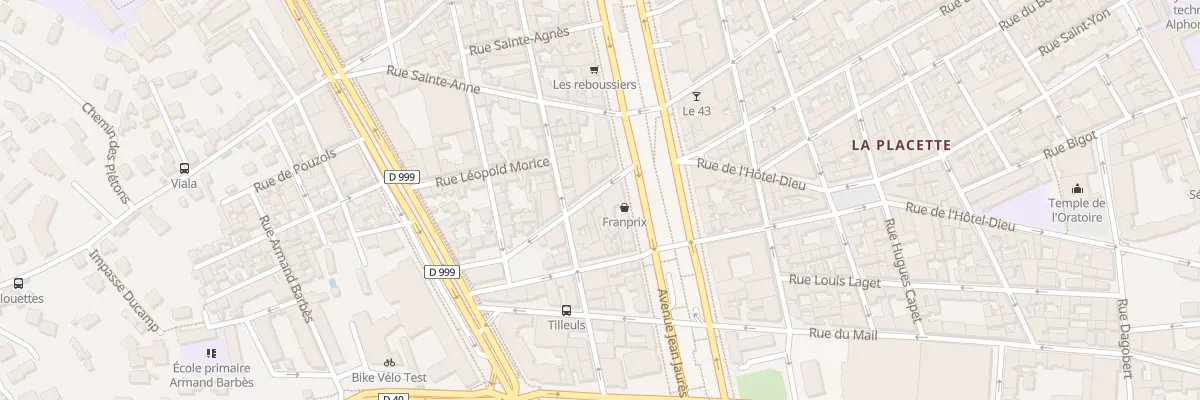 Plan du 3 Rue Sainte-Catherine à Nîmes