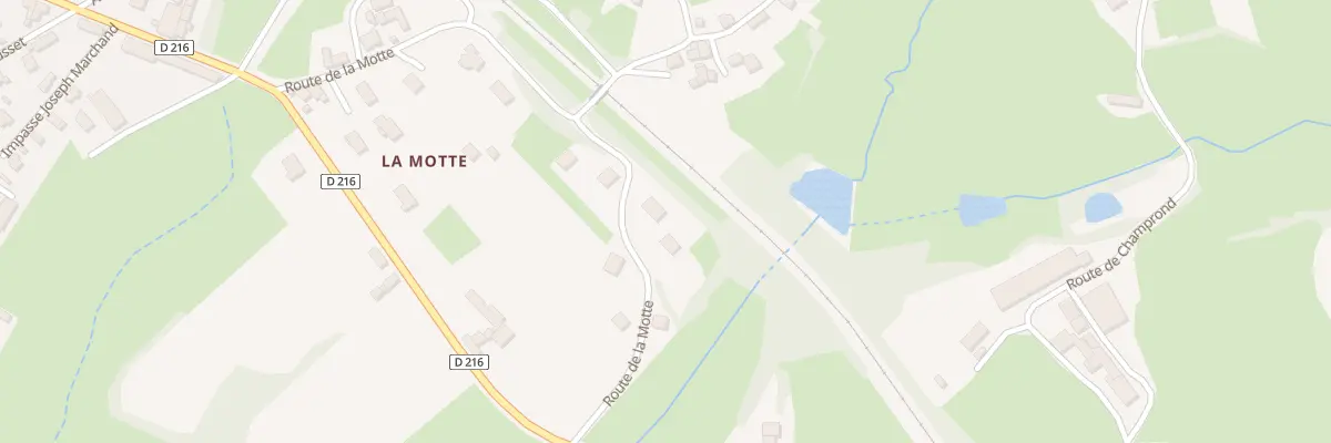 Plan du 323 Rte de la Motte à Chauffailles