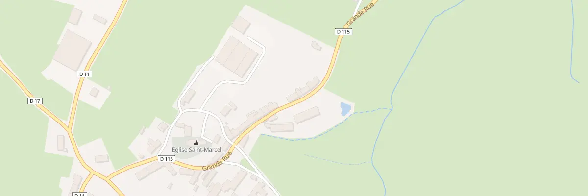 Plan du 13 Grande Rue à Marcheseuil