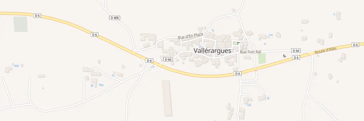 Plan du 5001 Le Village à Vallérargues