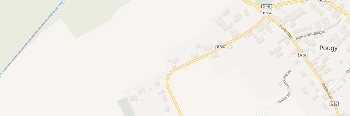 Plan du 8 Rue de la Croix Ramee à Pougy