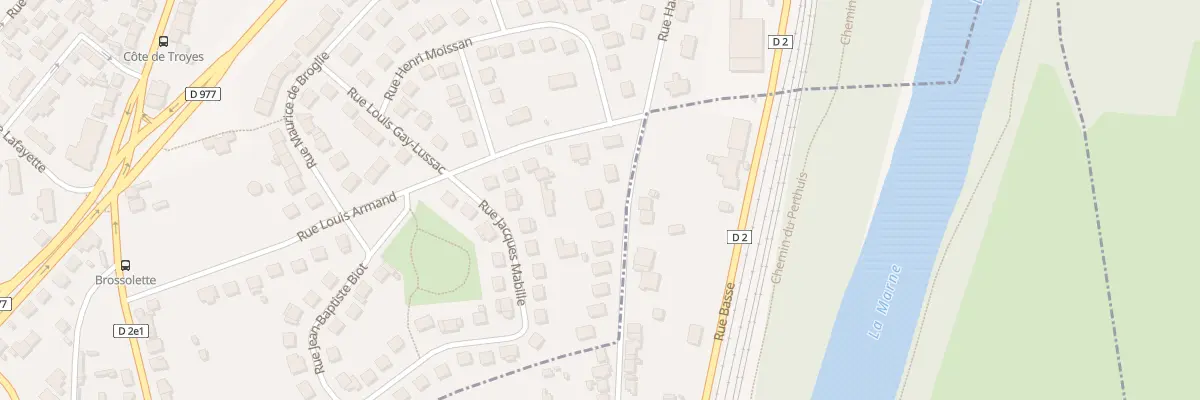 Plan du 104 Rue Haute de Compertrix à Châlons-en-Champagne