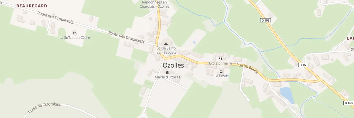 Plan du 80 Rue du Bourg à Ozolles