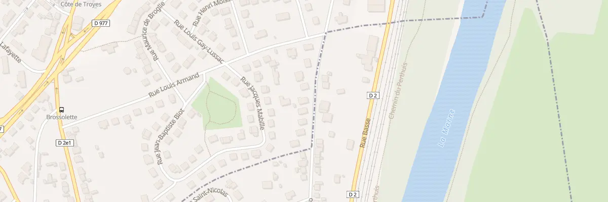 Plan du 108 Rue Haute de Compertrix à Châlons-en-Champagne