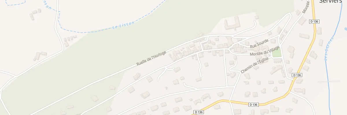 Plan du 5060 Rue du Village à Serviers-et-Labaume