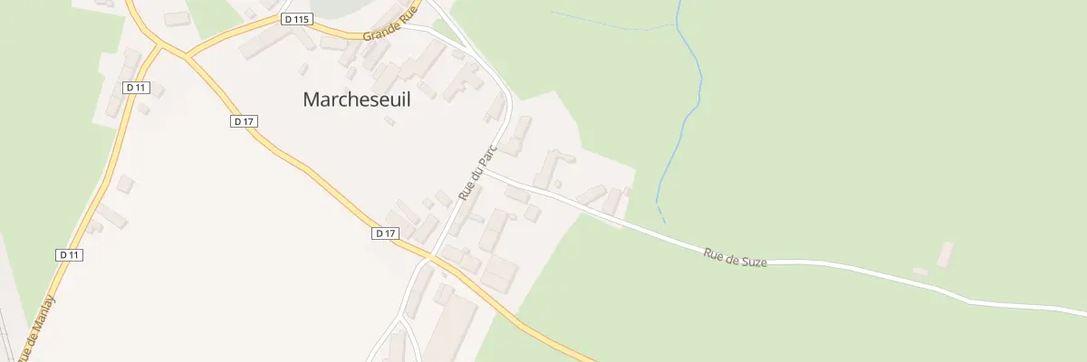 Plan du 1 Rue de Suze à Marcheseuil
