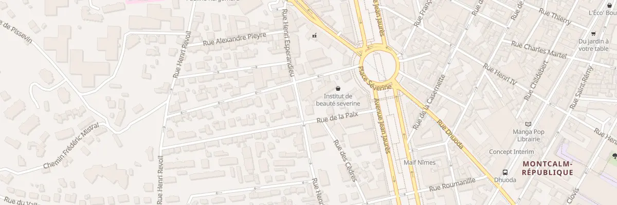 Plan du 21 Rue Henri Espérandieu à Nîmes