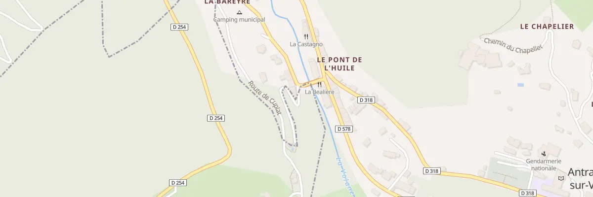 Plan du 5077 Le Pont de l’Huile à Vallées-d’Antraigues-Asperjoc