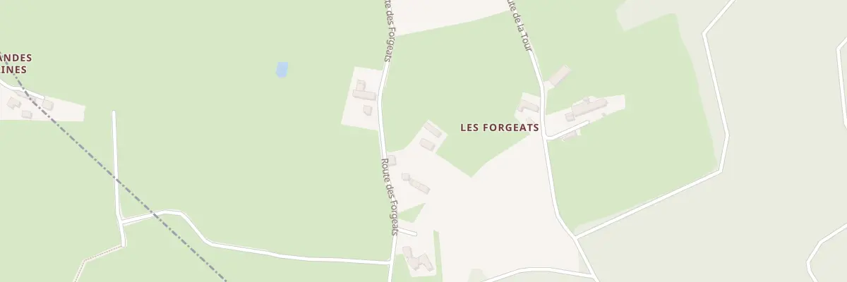 Plan du 5139 Les Forgeats à Ozolles
