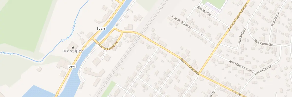 Plan du 24 Rue de Charolles à Montceau-les-Mines