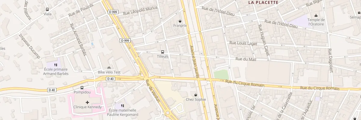 Plan du 23 Rue du Mail à Nîmes