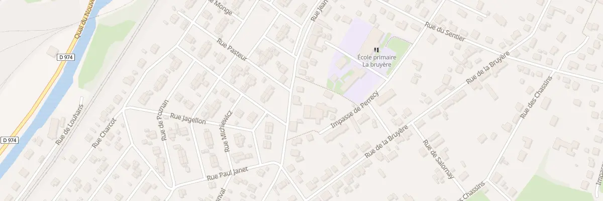 Plan du 43 Rue Jean Didier à Montceau-les-Mines