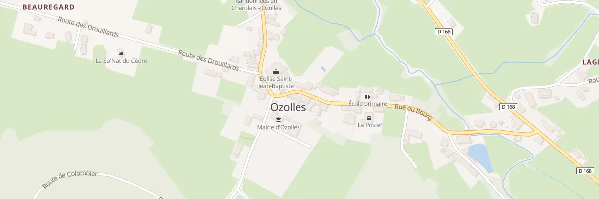 Plan du 5007 Le Bourg à Ozolles