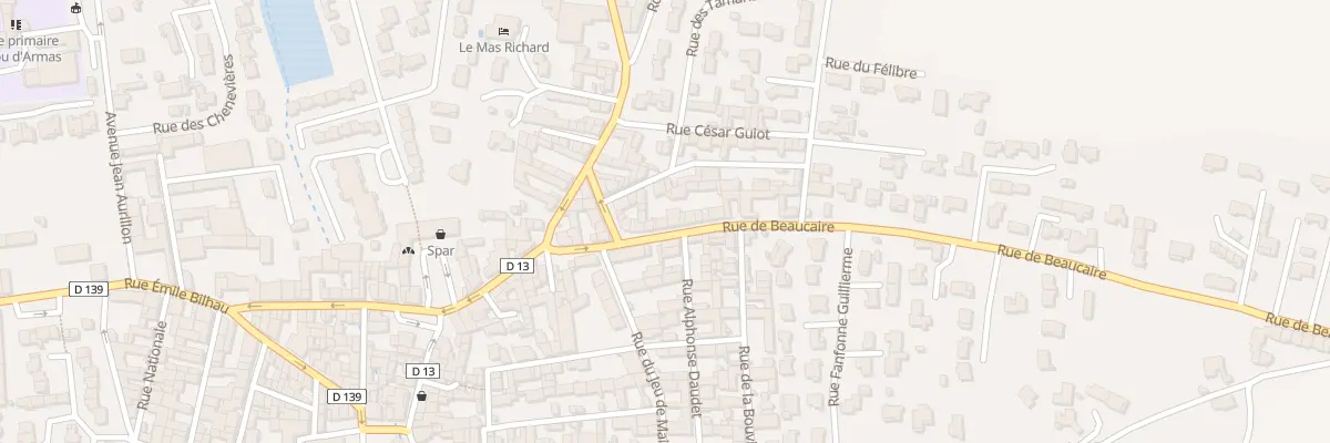 Plan du 9B Rue de Beaucaire à Générac