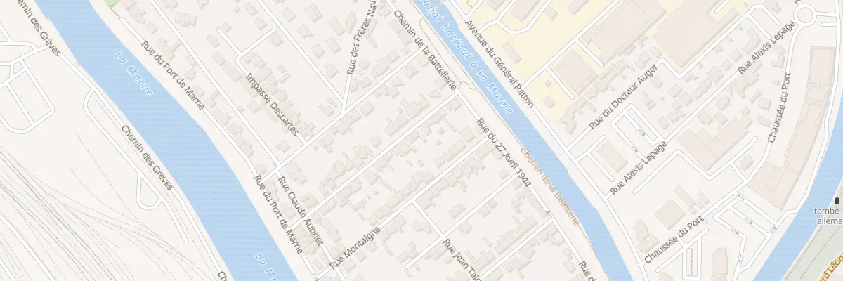Plan du 38 Rue Maxime David à Châlons-en-Champagne