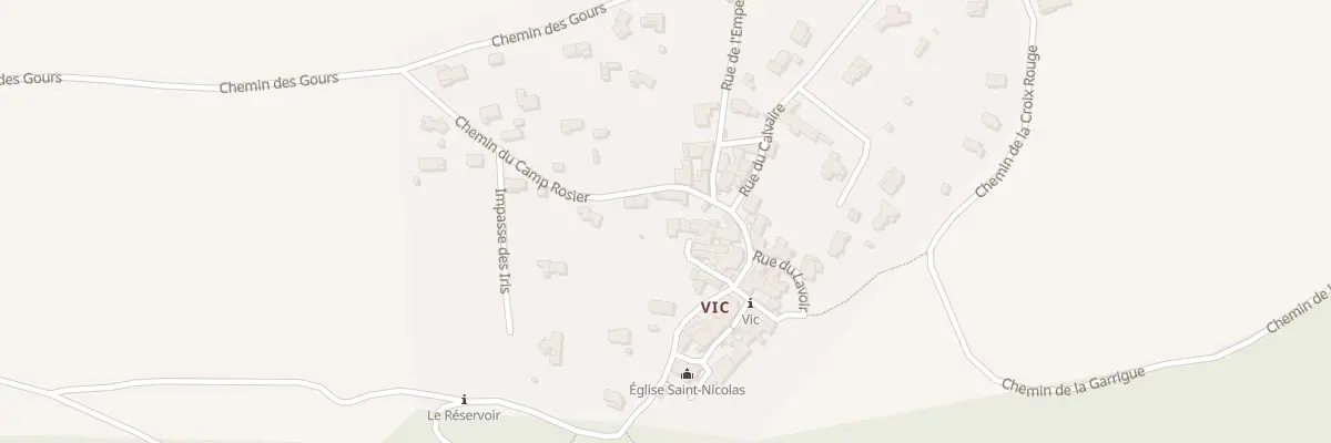 Plan du 3 Rue d’Aubarne - Vic à Sainte-Anastasie