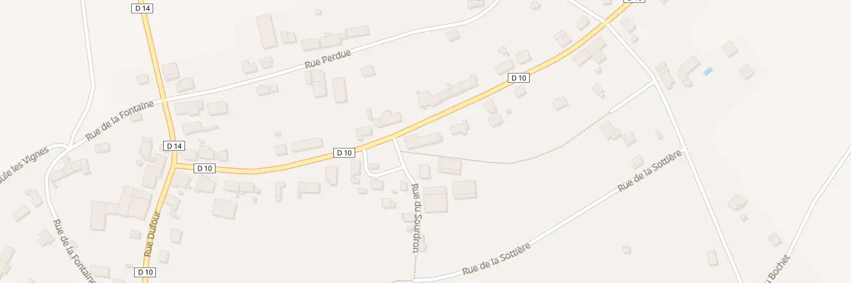Plan du 1 Rue du Sourdron à Sery