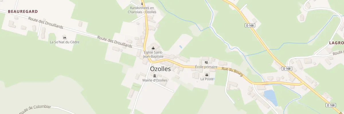 Plan du 95 Rue du Bourg à Ozolles