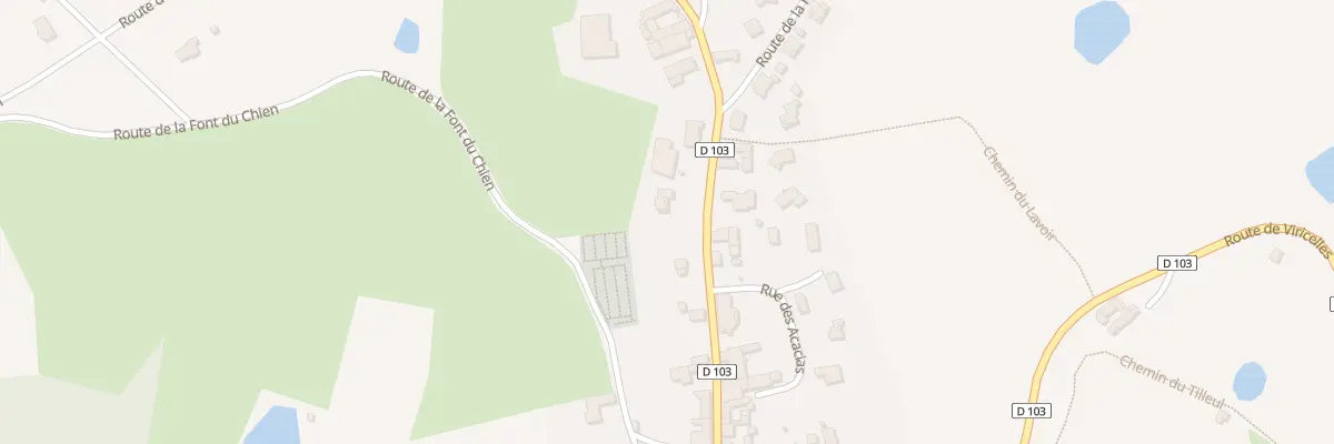Plan du 293 Rte de Virigneux à Maringes