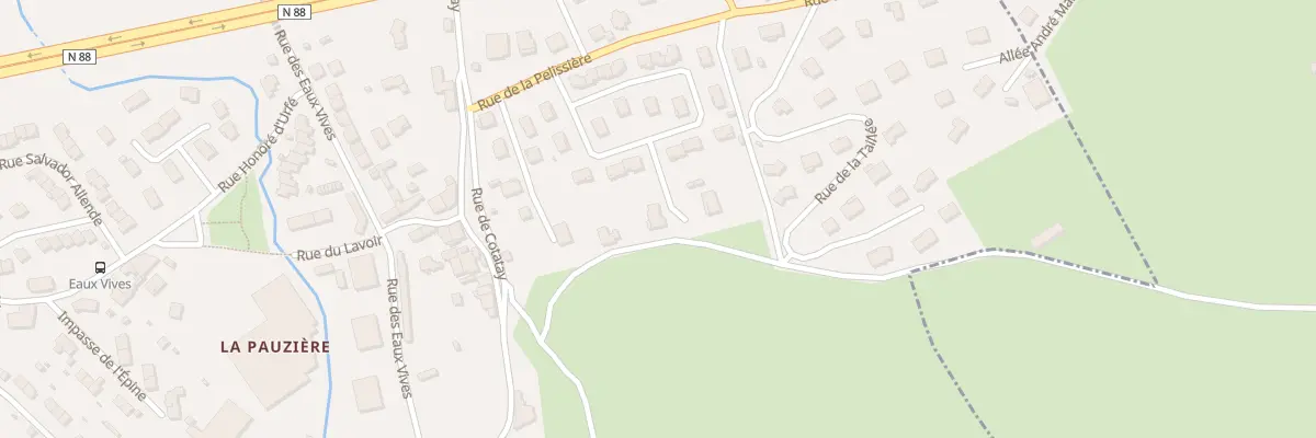 Plan du 6A Rue Georges Mély au Chambon-Feugerolles