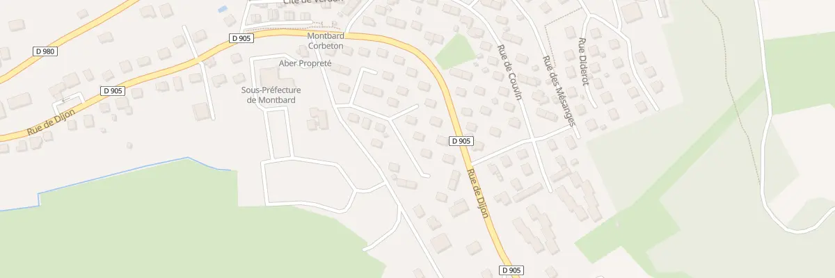 Plan du 37 Rue Lamartine à Montbard