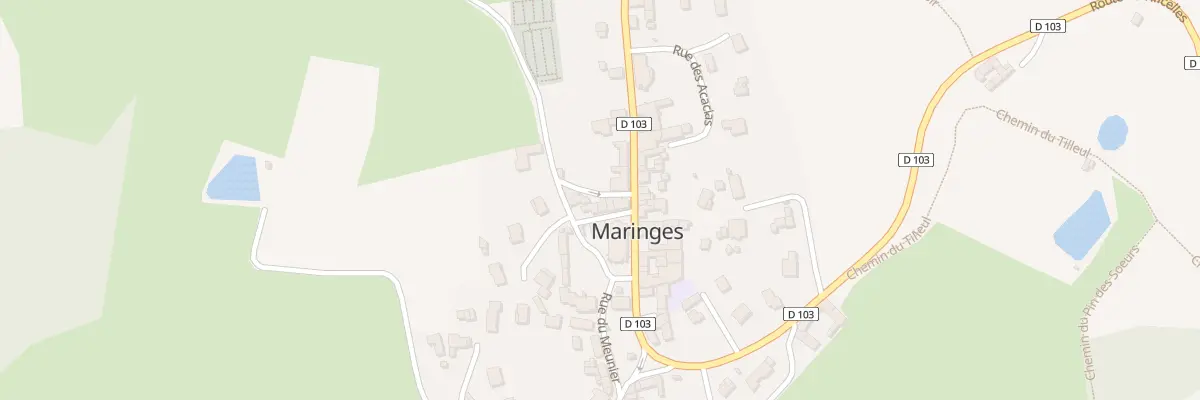 Plan du 5055 Le Bourg à Maringes