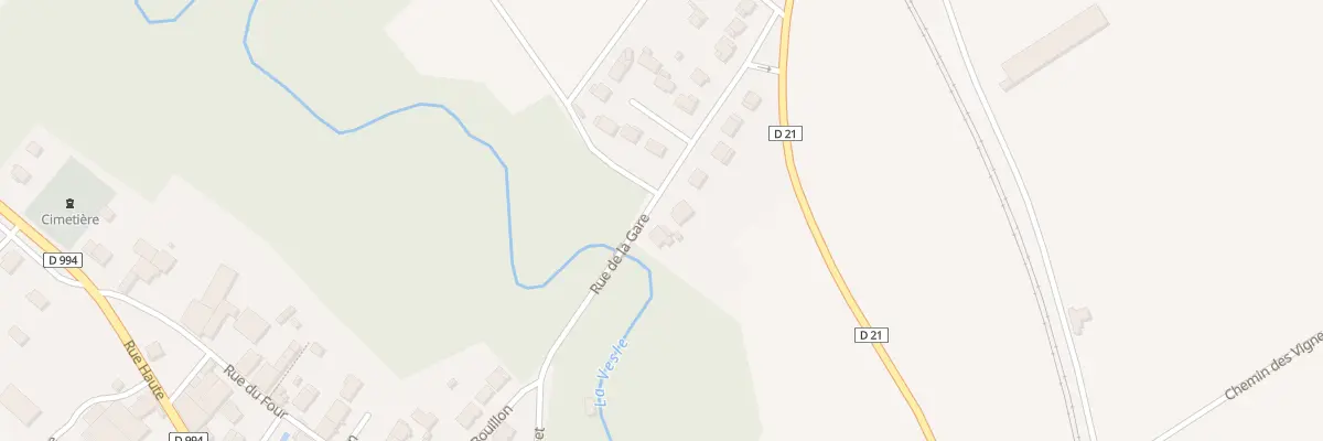 Plan du 5132 Rue de la Gare à Bouy