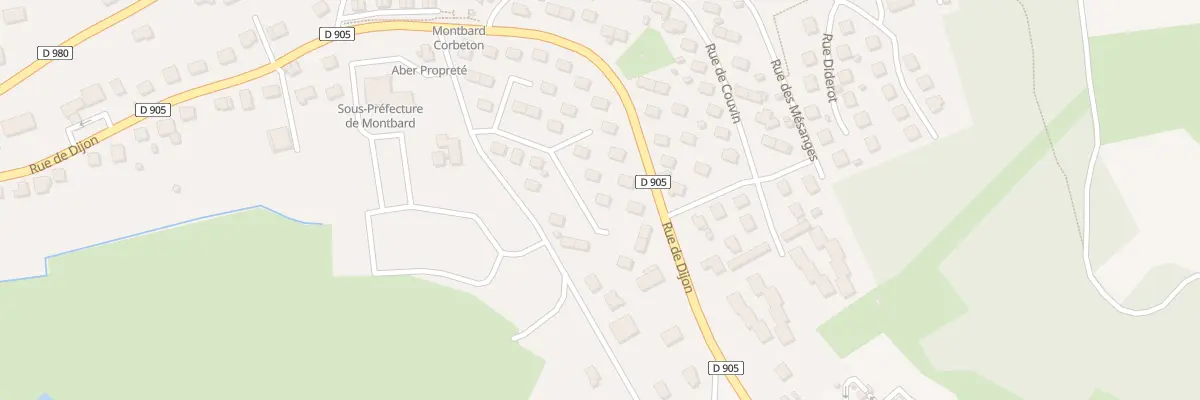 Plan du 39 Rue Lamartine à Montbard