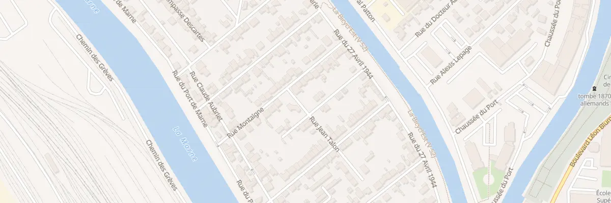 Plan du 16 Rue Montaigne à Châlons-en-Champagne