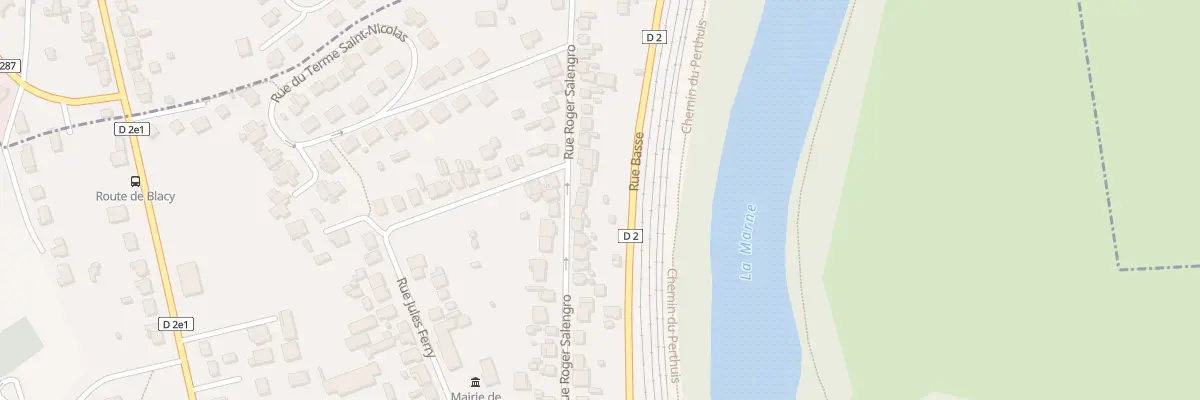 Plan du 36 Rue Roger Salengro à Compertrix