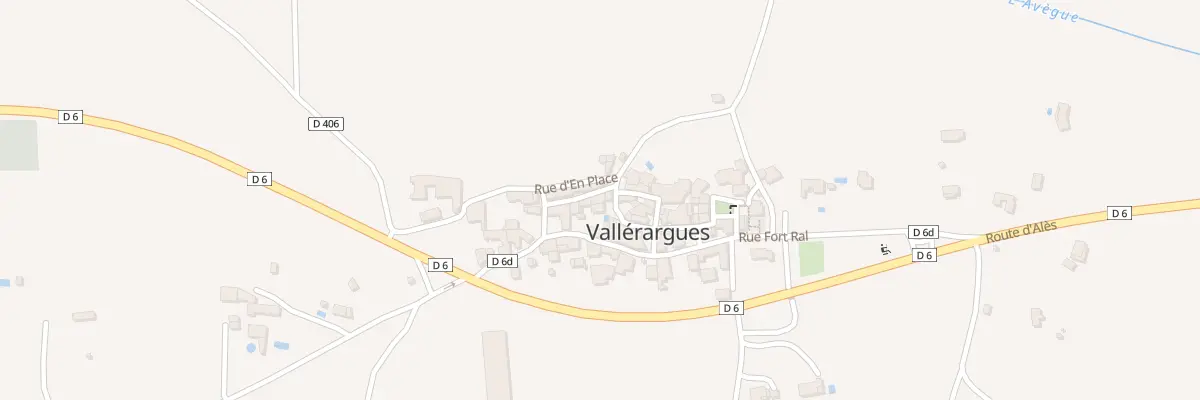 Plan du 5034 Le Village à Vallérargues
