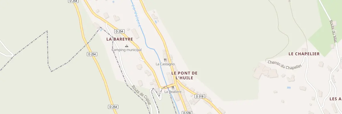 Plan du 5242 Le Pont de l’Huile à Vallées-d’Antraigues-Asperjoc