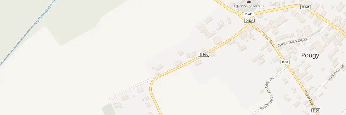 Plan du 6 Rue de la Croix Ramee à Pougy