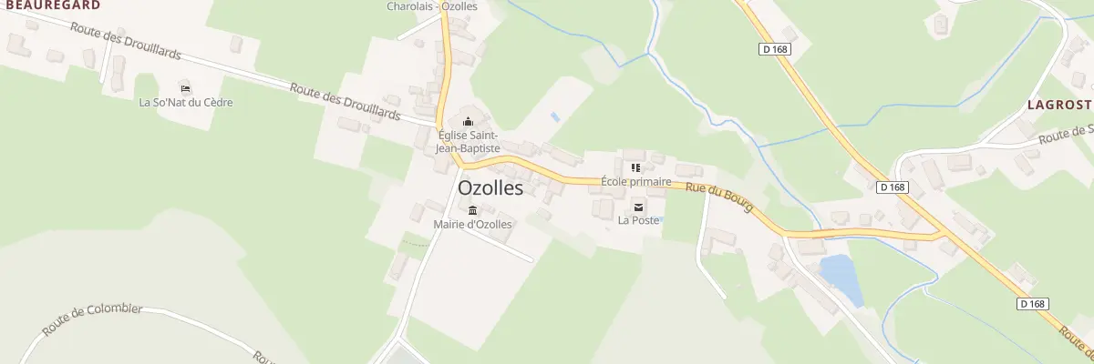 Plan du 122 Rue du Bourg à Ozolles