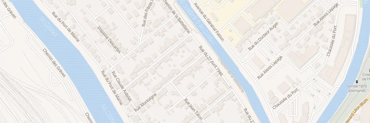 Plan du 37 Rue Montaigne à Châlons-en-Champagne